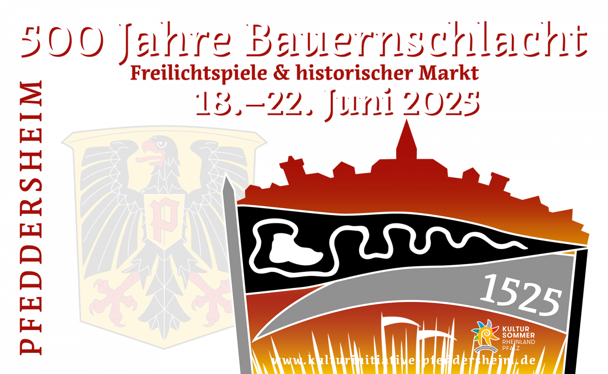 Plakat 500 Jahre Bauernschlacht - Freilichtspiele und mittelalterlicher Markt