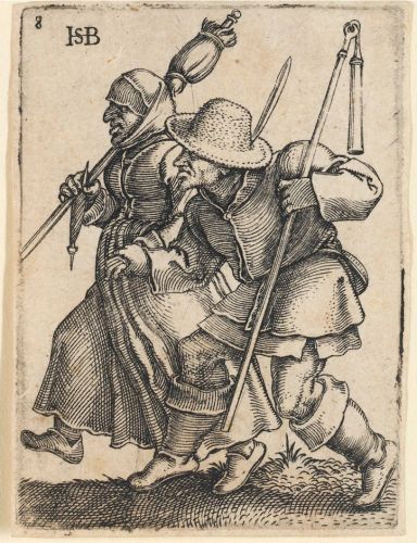 Schaubild 8: aus Sebald Behams Bilderfolge „Das Bauernfest - Die zwölf Monate“, 1546-47